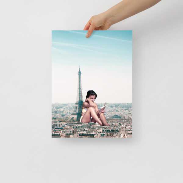 laminas decoración Leyendo en París posters 3