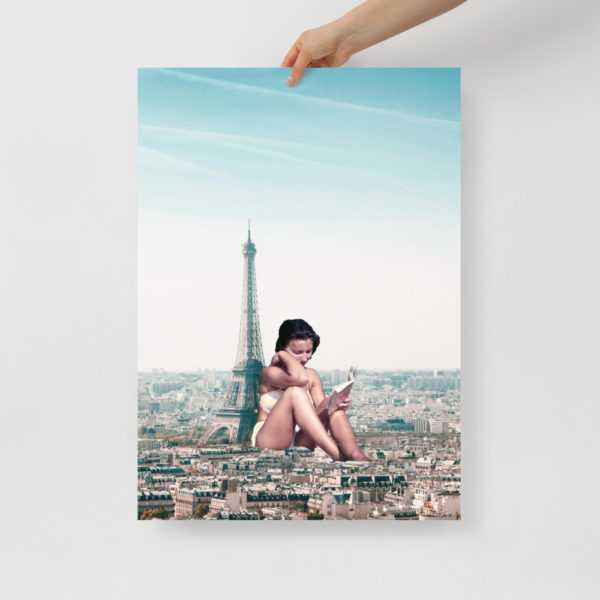 laminas decoración Leyendo en París posters 4
